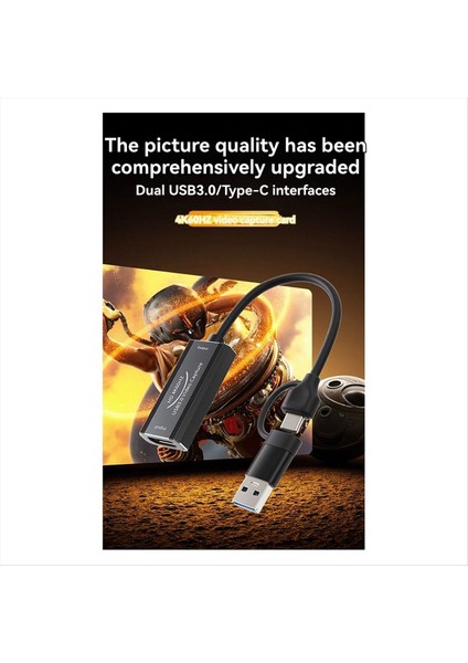 USB 3 0 Video Yakalama Kartı 60Hz Kayıt 4K Hd Kaynağından Usb/type-C&#39 Ye 2&#39 Si 1 Arada Oyun Yakalayıcı Canlı Yayın Video Kaydedici (Yurt Dışından) modelleri