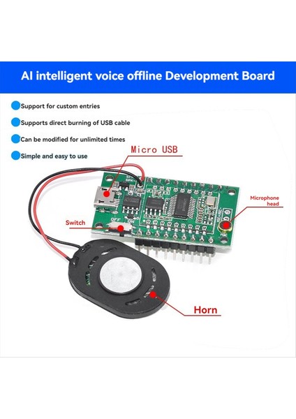 Aı Akıllı Ses Tanıma Geliştirme Kurulu Çevrimdışı Ses K (Yurt Dışından) fiyatları