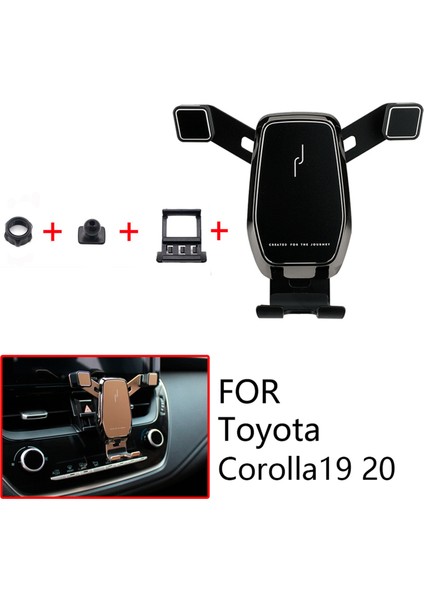 Toyota Corolla Altis Aksesuarları Için 2x Araba Montaj Tutucu Hava Havalandırma Klipli Cep Telefonu Tutucu 2019 2020 Aksesuarlar (Yurt Dışından) fiyatları