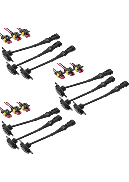 9 Adet Harici Kehribar LED Işıkları 2004-2019 İçin LED (Yurt Dışından)