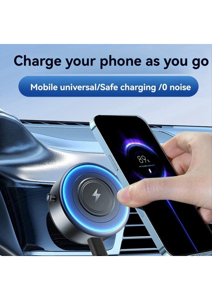15W Kablosuz Şarj Akıllı Cep Telefonu Tutucu Manyetik V (Yurt Dışından) indirimleri