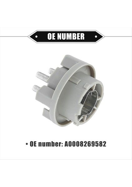 1pcs Turn Sinyal Ampul Base Soket Lambası Mercedes Benz Sl W124 R129 W140 W202 W168 A0008269582 Benz Aksesuarları (Yurt Dışından) fiyatları