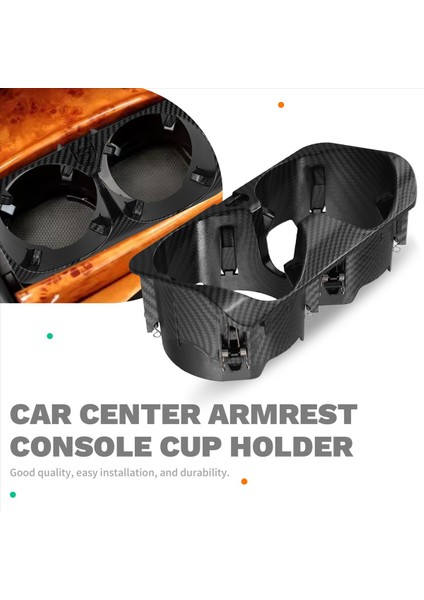Merkez Erkisi Konsolu Su Kupası Tutucu Karbon Fiber Desen 2216801991 Mercedes-Benz W221 W216 S300 S350 S400 S500 (Yurt Dışından) fırsatları