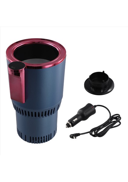 12V Araba 2 Arada 1 Isıtma Kupası Isıtıcı Soğutucu Kupa Akıllı Kupa Tutucu Dijital Ekran Sıcaklık Içecekleri Tutucuları Mavi (Yurt Dışından)