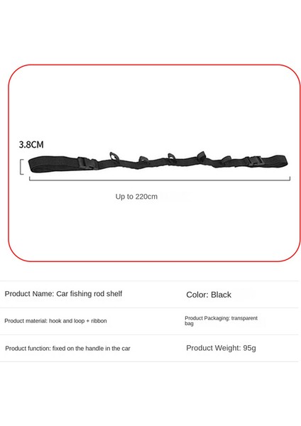 Araç Balıkçı Çubuk Tutucu Ağır Dereceli Naylon Kayış Ayarlanabilir Araç Çatı Kemeri Arabalar Için Balıkçı Kutup Rafı Vagonlar 4 Pcs (Yurt Dışından)