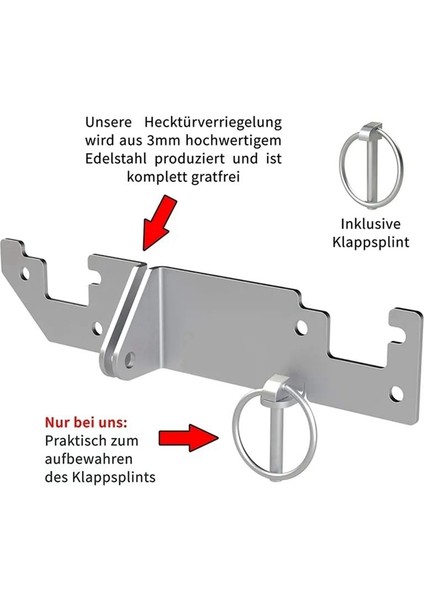 Yeni Arka Kapı Kilidi H1 H2 Çatı Hırsızlık Koruma Ducato Jumper Relay Boxer Için Arka Kapı Boxer X250 X290 Çatı Kampası (Yurt Dışından) fırsatları