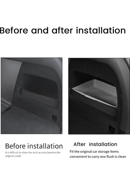 Tesla Model x 2023 Silikon Gövdesi Sağ Depolama Kutusu Bölme Depolama Gri (Yurt Dışından) fiyatları