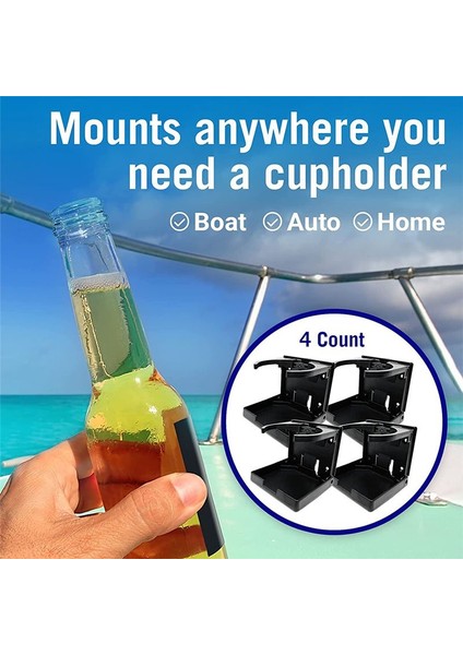 Tekne Fincan Tutucu Set 4 Katlanır Tekne Fincan Tutucu (Yurt Dışından) indirimleri