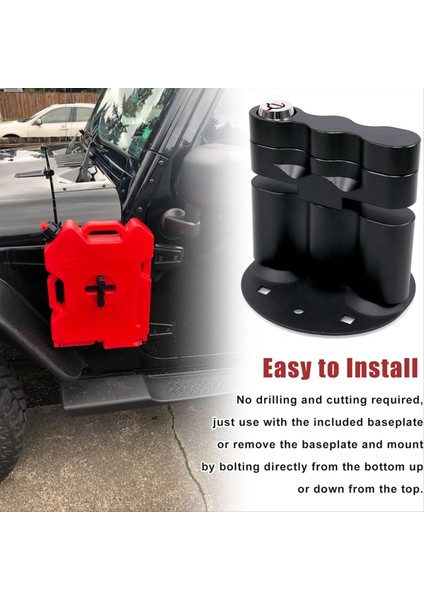 Paket Montaj Kilidi Paket Montaj Plaka Tabanı ve 2 Tuşlu Paket Montajı Yakıt Paketi Su Kabı Saklama Kutusu Için (Yurt Dışından) fırsatları