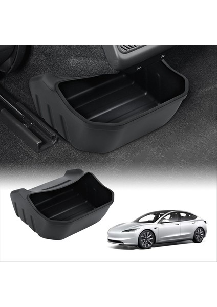 Tesla Model 3 Highland 2024 Için Arka Merkez Konsol Organizatörü Arka Koltuk Saklama Kutusu Çöp Kutusu Arka 2 Sıra Koltuk Organizatör (Yurt Dışından) fiyatları