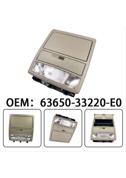 63650-33220-E0 Araba Çatı Okuma Toyota Camry Land Cruiser Aurion 2007-2011 Tavan Lambası Gözlükleri Çanta (Yurt Dışından) modelleri