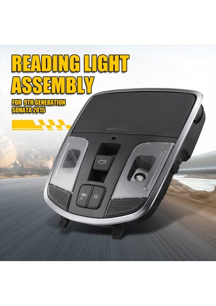 Araba Tavan Işığı Okuma Işık Montajı Hyundai Için Ön Havai Işık 9 Nesil Sonata 2015 92810-C3100 Siyah (Yurt Dışından) fırsatları