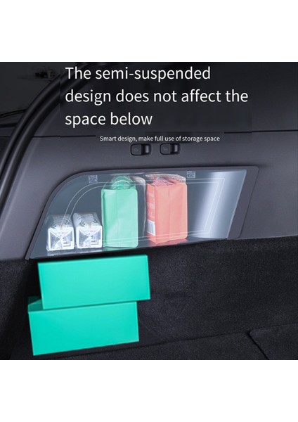 Tesla Model Y 2021-2023 Su Geçirmez Organizatör Kutusu Araba Aksesuarları Için Araba Gövdesi Organizatör Yan Depolama Kutusu (Yurt Dışından) modelleri