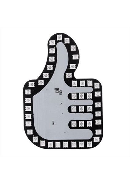Araç Penceresi Dekoratif Için Uzaktan Iyi Jest Lambası Işıltılı Panel Etiketi ile Evrensel Komik Araba Parmak Işığı (Yurt Dışından) indirimleri