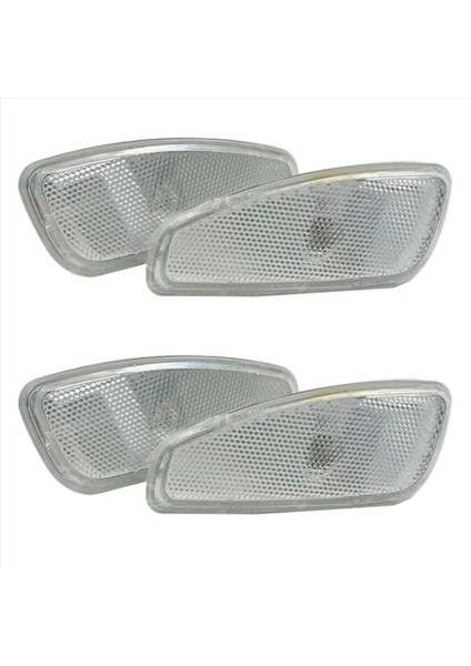 2x Araba Yan Yansıma Uyarısı Dönüş Sinyali Işık Lambası Ön Turn Sinyalleri Jeep Renegade 2014-2017 Beyaz Için Işık (Yurt Dışından)