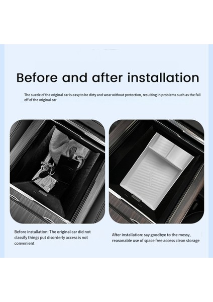 Tesla Için Yeni Model x S 2023CENTRAL Kontrol Alt Tepsisi Depolama Tank Ped Kaymaz Ped Silikon Ped Gri (Yurt Dışından) fırsatları