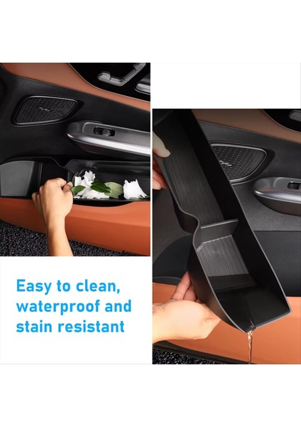 Mercedes Benz GLC300 2023 2024 Kapı Yan Depolama Kutusu Tepsisi Ön Sıra Kapı Tarafı Organizatör Tepsi Aksesuarları (Yurt Dışından) modelleri