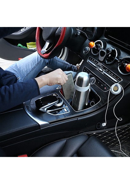 Araba Merkezi Kontrol Su Kupası Tutucu Saklama Kutusu Mercedes Benz C E Glc Sınıfı W205 X253 W213 (Yurt Dışından) fırsatları