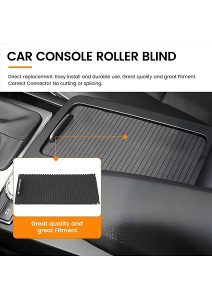 Araba Iç Kapalı Merkez Konsol Silindir Kapak -Mercedes C/e -Calss W204 S204 W212 S212 A20468076079051 Siyah (Yurt Dışından) fırsatları