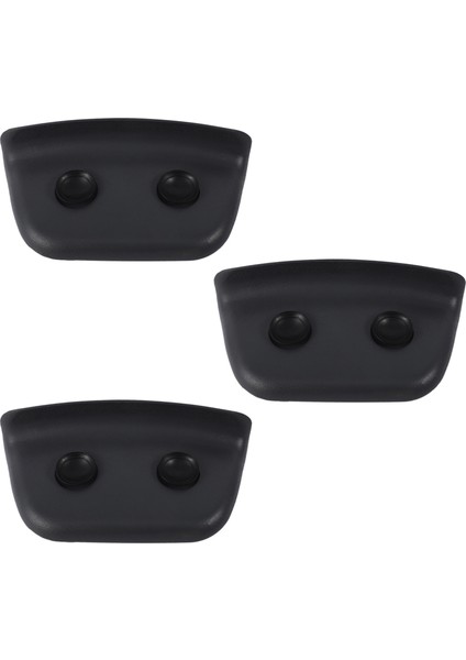 3x Spa Banyo Yastığı Kıvatık Olmayan Vantuzsuz Pu Banyo Yastığı Ergonomik Ev Spa Dolaşım Başlığı Boyun (Yurt Dışından)