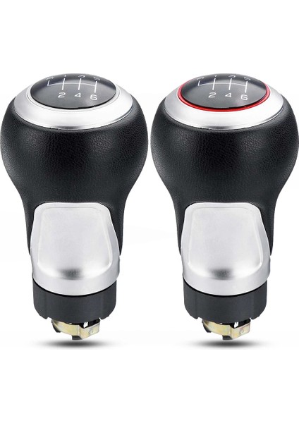 6 Hızlı Pu Deri Araba Dişli Knob For -Audi A3 A4 B6 B7 A6 S4 B8 A5 8t Q5 8r Skoda Koltuk - Gümüş (Yurt Dışından) indirimleri