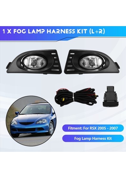 Araba Ön Tampon Işık Sis Lambası Kablo Demeti Kiti Acur (Yurt Dışından) fırsatları