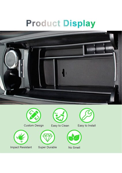 Peugeot 3008 5008 2016-2021 Için Araba Merkezi Konsol Koltukları Saklama Kutusu Organizatör Iç Aksesuarlar (Yurt Dışından) fırsatları