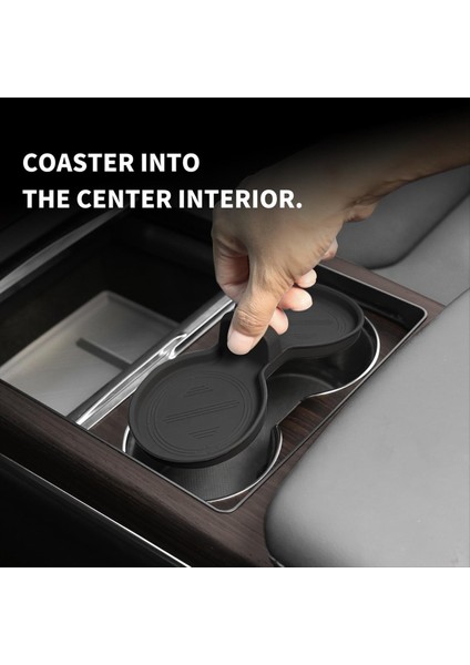 Tesla Model S Model x 2022 2023 Model 3 Highland 2024 Merkez Konsol Kupası Tutucu Ek Aksesuarlar - Siyah (Yurt Dışından) modelleri