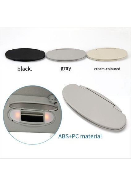 Bej Araba Güneş Vizör Vanity Ayna Kapak Makyaj Mini R55 R56 R60 2007-2014 (Yurt Dışından) fırsatları