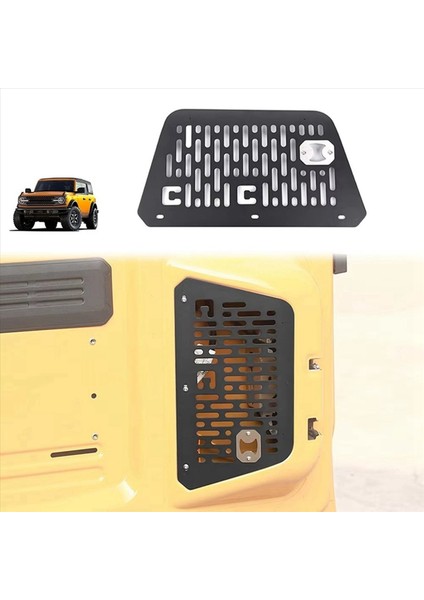 Araba Bagaj Kapağı Egzoz Kapağı Plaka Arka Kapı Hava Çıkışı Havalandırma Kapak Paneli Ford Bronco 2021-2024 Aksesuarlar (Yurt Dışından) modelleri