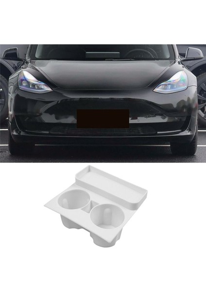 Araba Merkezi Kontrol Su Kupası Sınırlayıcı Tesla Model Için Tek Parçalı Silikon Su Kupası Tutucu Pad 3 Y 2021-2023 Beyaz (Yurt Dışından) fırsatları