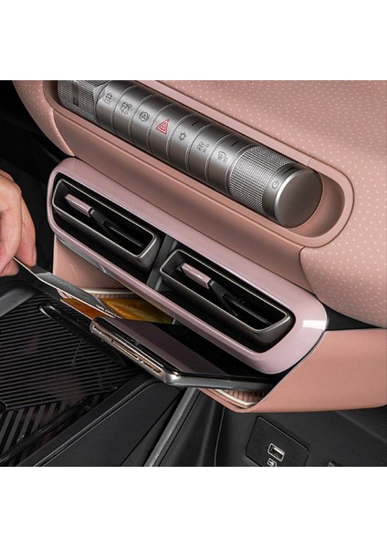 Byd Dolphin Mini / Byd Seagull Için Merkez Kontrol Saklama Kutusu Klima Havalandırma Organizatörü Pembe Araç (Yurt Dışından) indirimleri