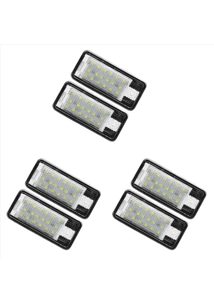 6x Araba LED Lisans Numarası Hafif Lamba Beyaz -Audi A3 (Yurt Dışından)