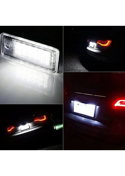 6x Araba LED Lisans Numarası Hafif Lamba Beyaz -Audi A3 (Yurt Dışından) indirimleri