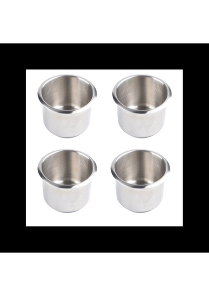 4pcs Evrensel Deniz Tekne Kupası Tutucu 68X55MM Poker Masası Kanepesi Için Içecek Kupası Tutucuda Paslanmaz Çelik Damla (Yurt Dışından)