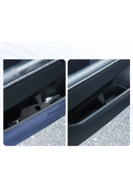 Araç Stil Kapısı Depolama Kutusu Kapı Depolama Kutusu Iç Saklama Kutusu Zeekr 001 2021 2022 2023 (Ön) Için (Yurt Dışından)