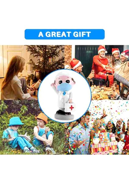 Iskandinav Figürin Süsleri Ev Dekorasyon Aksesuarları Hanım Araçları Oturma Odası Doktorlar ve Hemşireler Süsleri Tip A (Yurt Dışından)