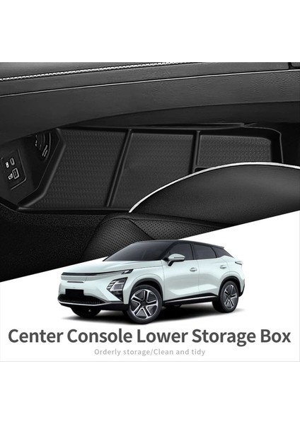Araç Merkezi Konsolu Chery Omoda C5 Ev 2024-2025 Iç Aksesuarlar Için Alt Katman Saklama Kutusu Araç Saklama Kutusu Lhd (Yurt Dışından) modelleri