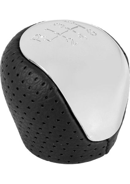 Hyundai Elantra I30 IX35 Tucson Için Spor Delikli Deri Dişli Topuz Krom 6 Hız (Yurt Dışından)