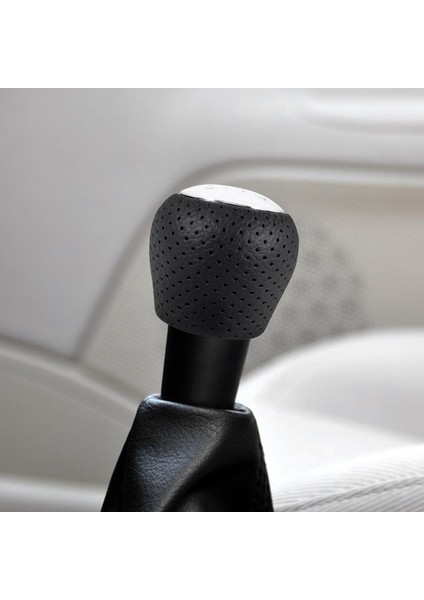 Hyundai Elantra I30 IX35 Tucson Için Spor Delikli Deri Dişli Topuz Krom 6 Hız (Yurt Dışından) indirimleri