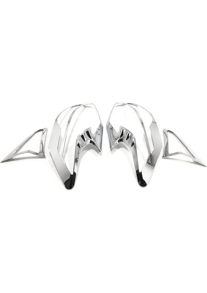 4pcs Araba Kuyruk Işık Kapağı Trim Krom Arka Tampon Fre (Yurt Dışından)