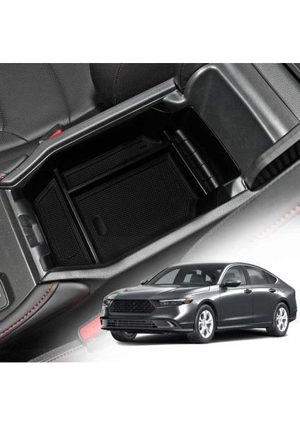 2023 Honda Accord Center Console Organizater Için 2x Kol Dayama Depolama Kutusu Iç Aksesuarlar Ekleme (Yurt Dışından) indirimleri