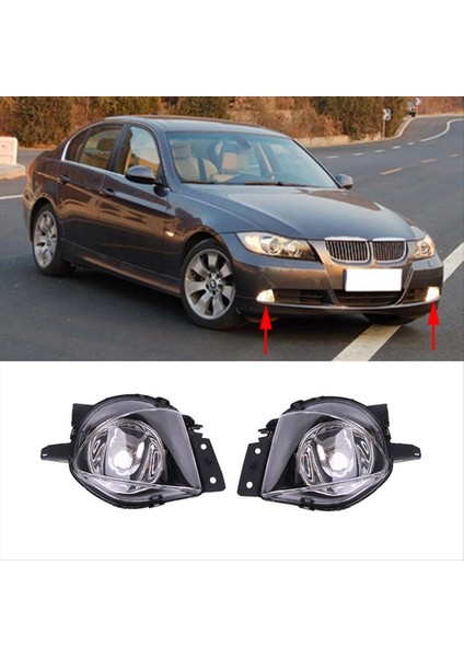 Ön Tampon LED Sis Lambası Kapağı Bmw 3 Serisi İçin Ampu (Yurt Dışından) fiyatları