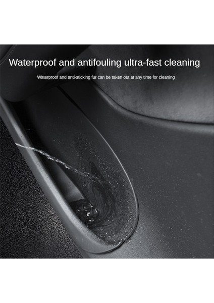 Tesla Model Y Iç Aksesuarları Için Araba Ön Arka Kapı Depolama Kutusu Organizatörü - 4 Paket (Yurt Dışından)