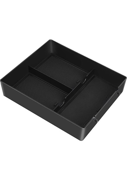 Rivian Için Merkez Konsol Organizatörü R1T R1S 2022 Kolçak Saklama Kutusu Ekleme Tepsisi Ikincil Iç Aksesuarlar Siyah (Yurt Dışından)