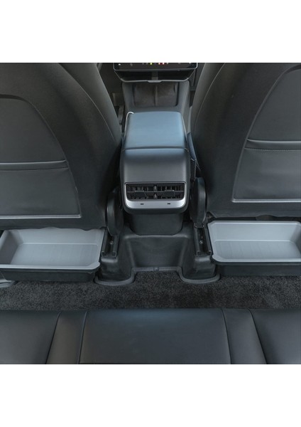 Tesla Model Y 2021-2023 Seat Depolama Organizatörü Altında Önden Çift Katmanlı Gizli Saklama Kutusu Aksesuarları (Yurt Dışından) indirimleri
