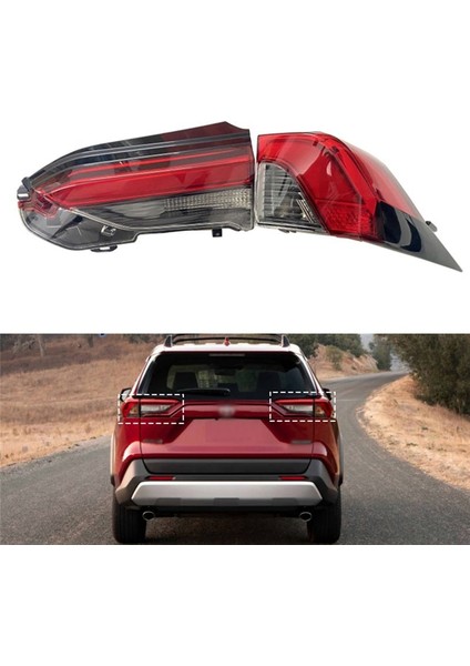 Araba Sağ Yan Kuyruk Işığı Montajı Fren Sinyali Işık Toyota Rav4 2019 2020 Için Park Lambası Durdur (Yurt Dışından) indirimleri