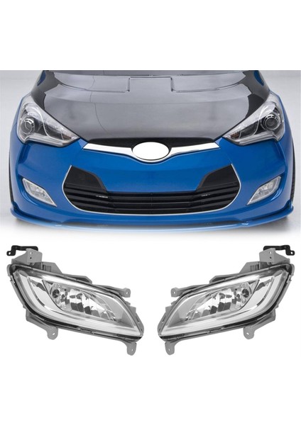 Hyundai Veloster 2011-2017 İçin Araba Ön Tampon Sis Far (Yurt Dışından) indirimleri