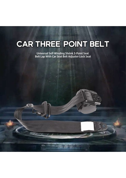 Evrensel Keşifli Shrink 3 Noktalı Emniyet Kemeri Turu ile Araba Emniyet Kemeri Ayarlayıcı Kilit Koltuğu (Yurt Dışından) fiyatları