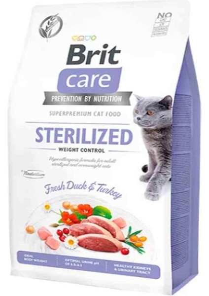 Hypo-Allergenic Ördekli Tahılsız Kısırlaştırılmış Kedi Maması 7 kg modelleri